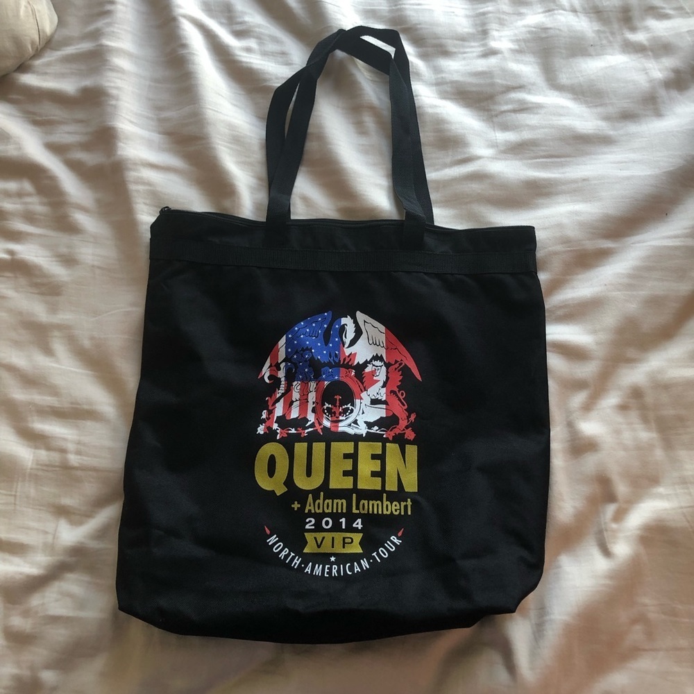 Queen and Adam Lambert VIP Concert tote bag (2014)